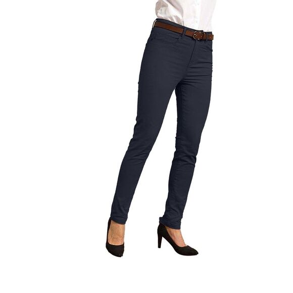 Premier Womens/Ladies Performance Chinos / Navy - Picture 2 of 3